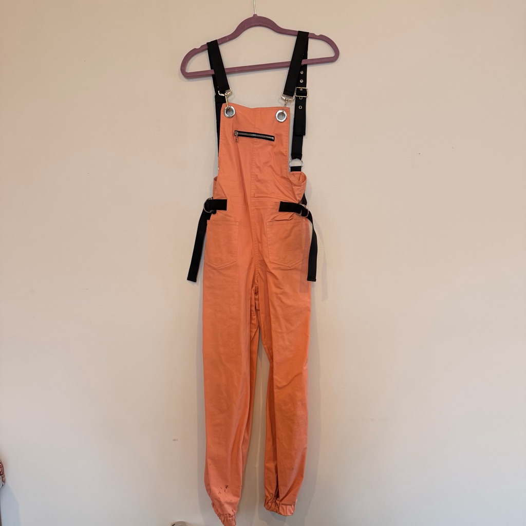 I.Am.Gia Pink Utility Overalls